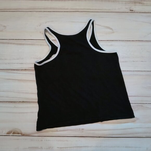 Volcom Womens True To This Since Forever Black And White Neon Sign Tank Top 🌺 - Picture 5 of 7